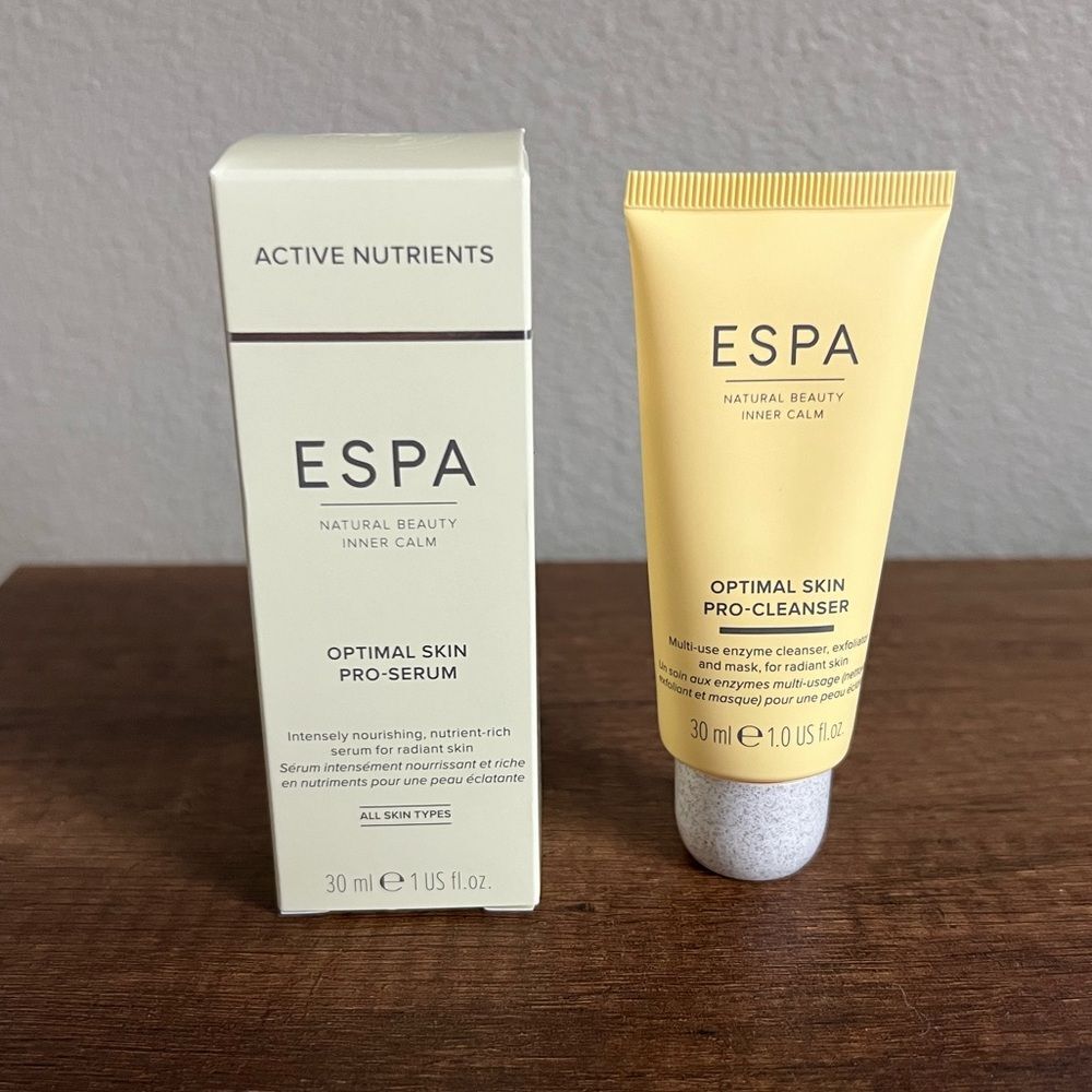 ESPA Optimal Skin Pro-Cleanser and Optimal Skin ProSerum